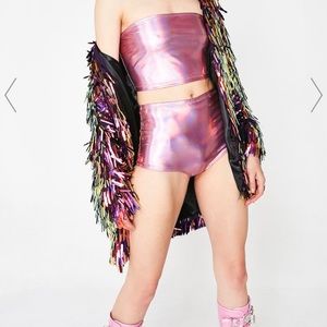 Dolls Kill Club Exx Two-Piece Set